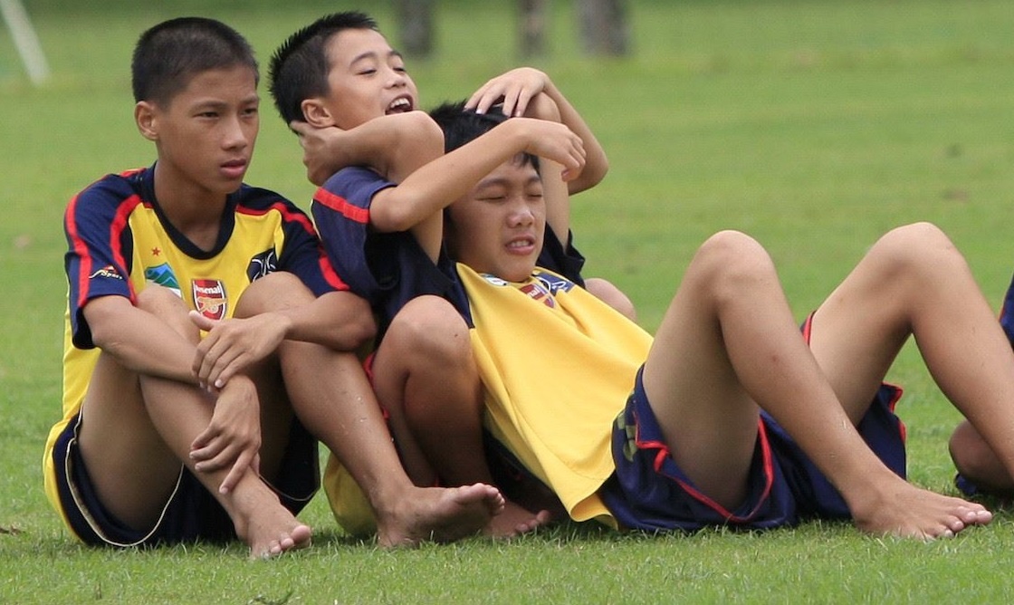 Chang thu quan Xuan Truong va loat anh doc tu thuo be hinh anh