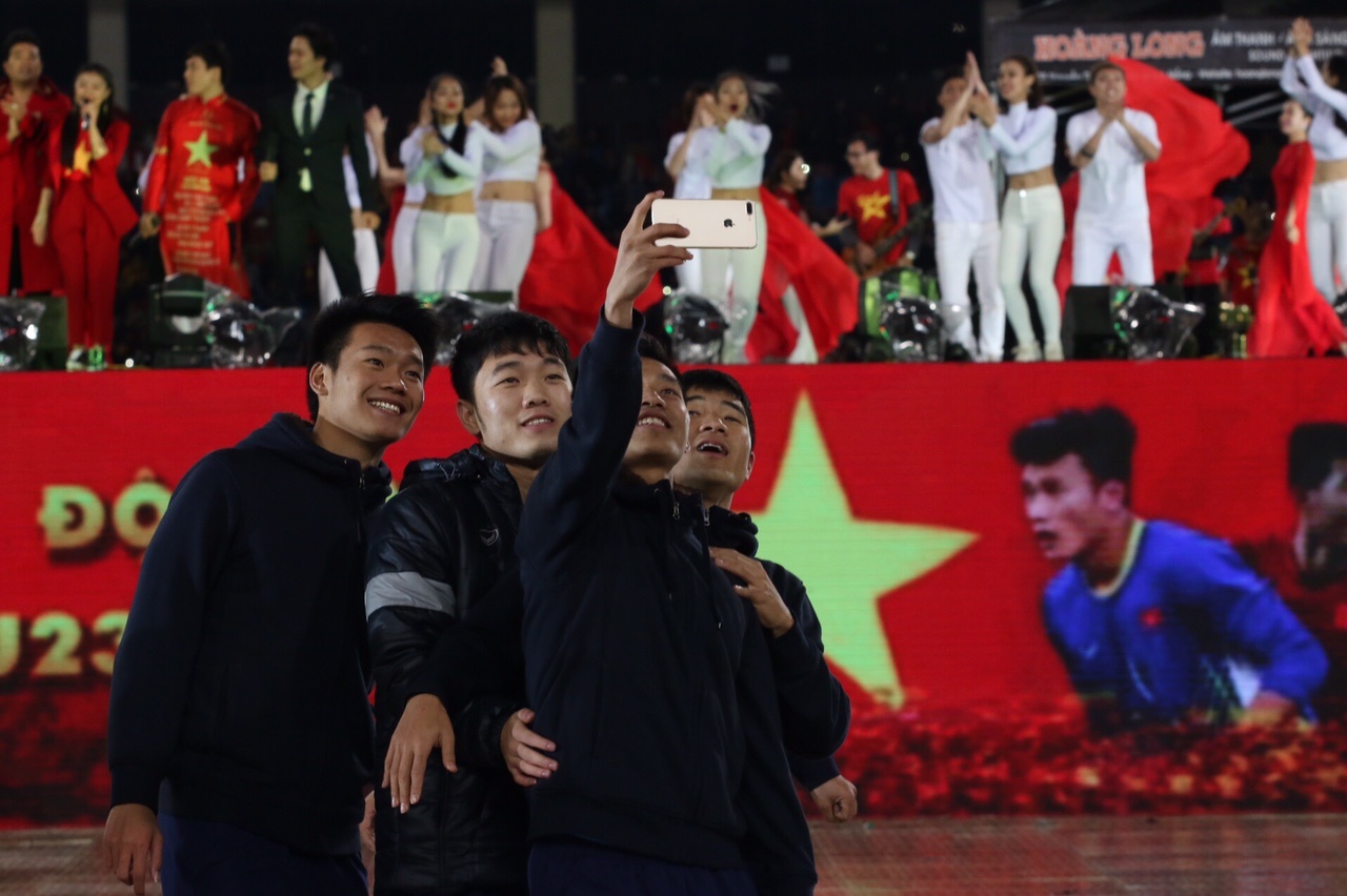 đón u23 Việt Nam ảnh 2 don u23 Viet Nam anh 2