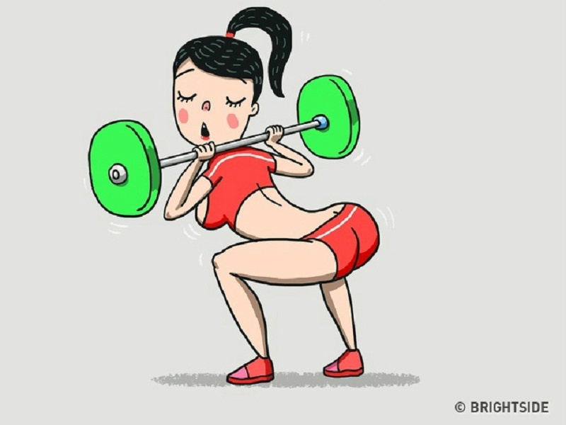 11 kieu con gai 'kieu gi cung gap' o phong tap gym hinh anh