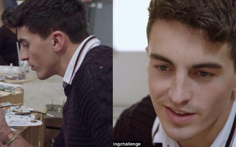 9X dien trai nhu tai tu noi tieng sau khi tham gia cuoc thi ve tranh hinh anh