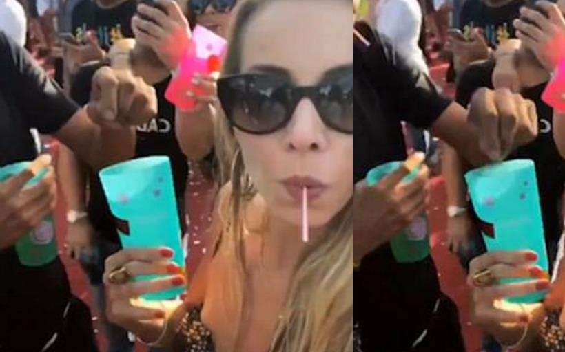 Clip co gai bi bo thuoc la vao coc nuoc o bua tiec hinh anh