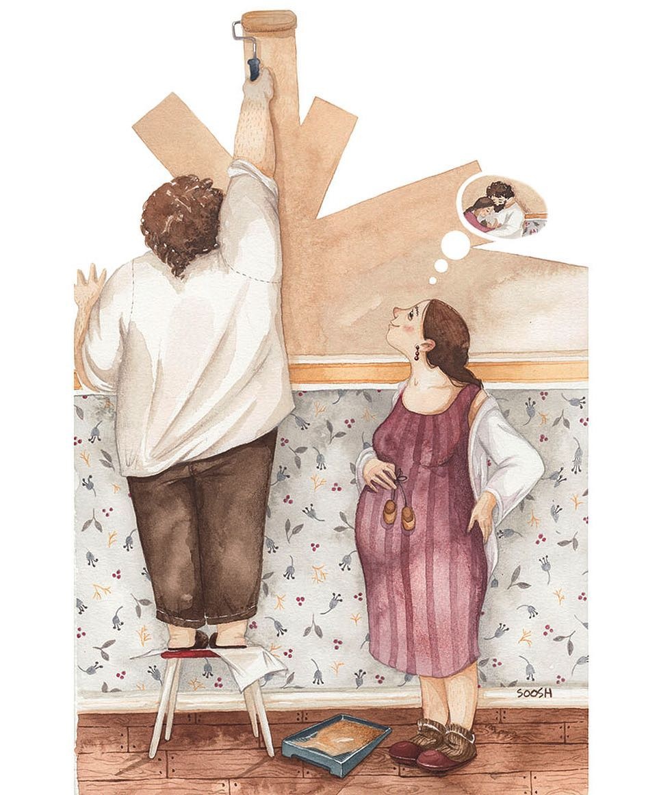 bo tranh ve tinh cam gia dinh anh 12