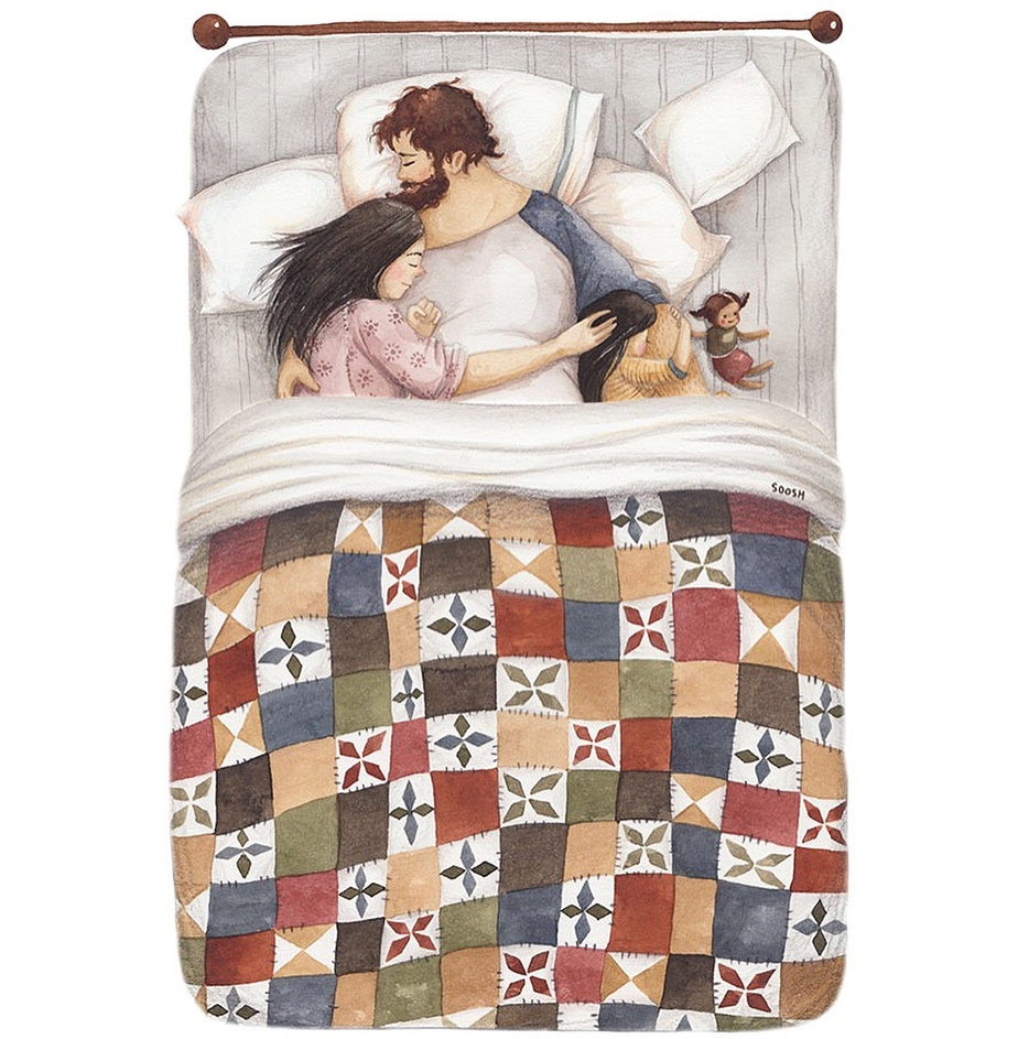 bo tranh ve tinh cam gia dinh anh 13