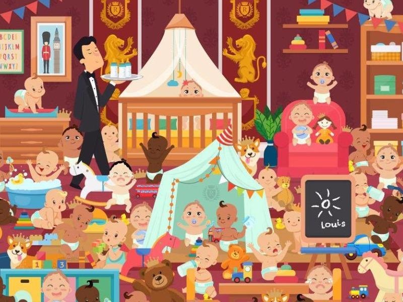 Do ban tim thay hoang tu giua hang tram em be dan thuong hinh anh