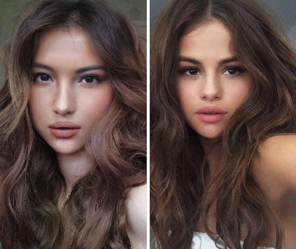 co gai hoa trang thanh Mona Lisa anh 3