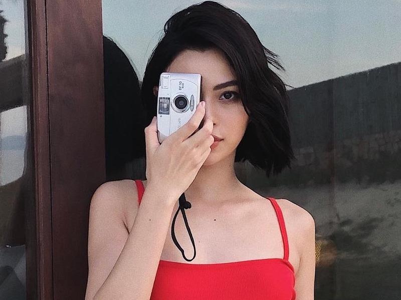 Tu Hao tu tin khoe dang voi bikini hinh anh