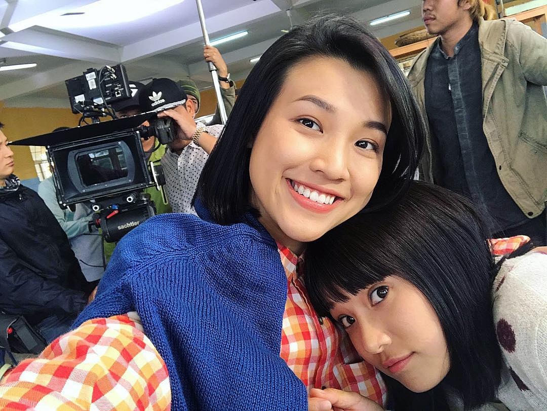 Tinh ban dep giua MC Hoang Oanh va Hoang Yen Chibi anh 1