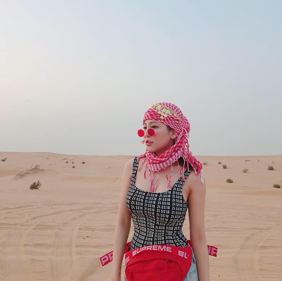 Hot girl binh luan truoc tran dau Iran - Morocco gay chu y anh 4