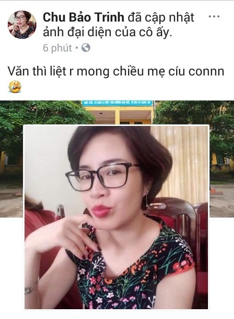 đồng loạt thay avatar cô giáo ảnh 4 dong loat thay avatar co giao anh 4