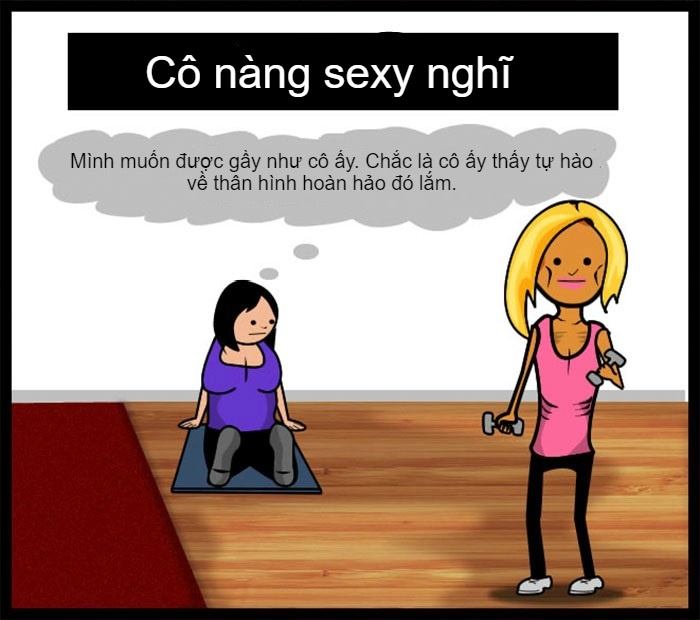 Bo tranh ve nhung nguoi tap gym anh 6