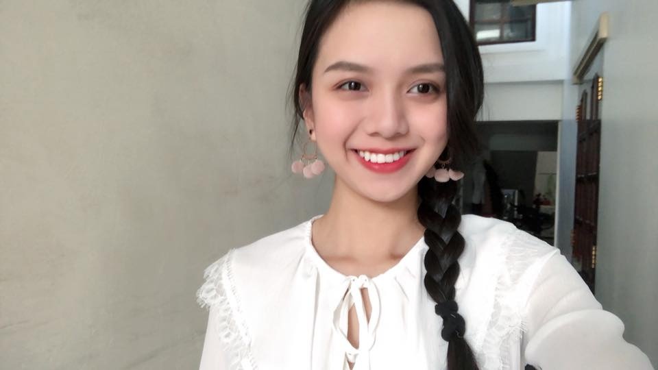 em gai Vu Hoang Diep di thi hoa hau anh 2