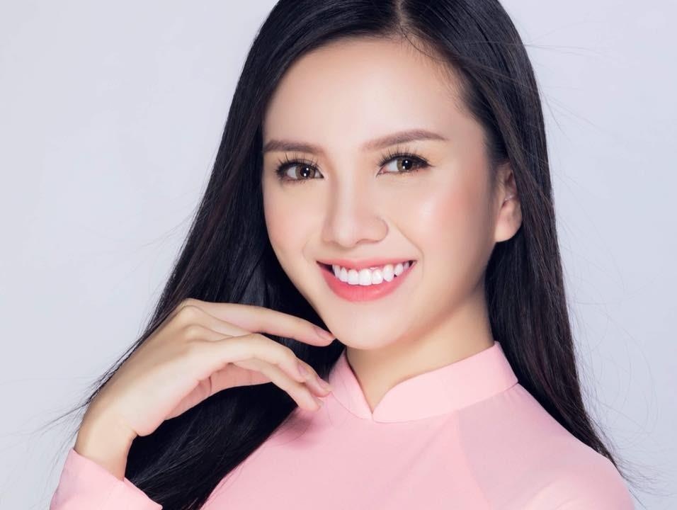 Em gai cua Vu Hoang Diep lot vong chung ket Hoa hau Viet Nam hinh anh