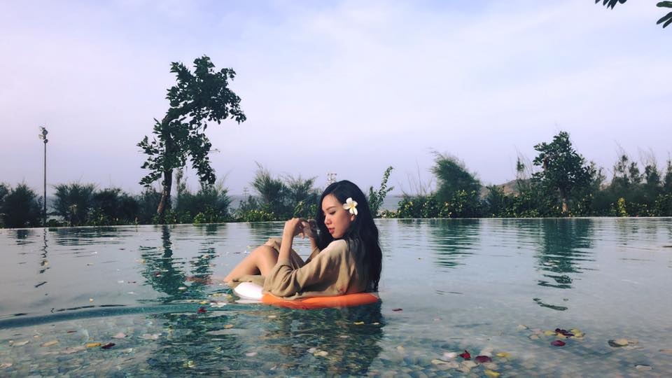 em gai Vu Hoang Diep di thi hoa hau anh 6