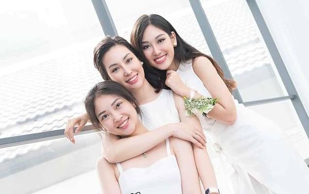 Nha co 3 chi em xinh dep, dang chuan cung thi hoa hau hinh anh
