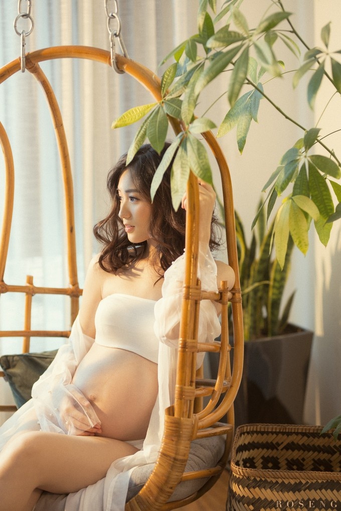hot girl Trâm Anh chia sẻ về lần đầu mang bầu ảnh 3 hot girl Tram Anh chia se ve lan dau mang bau anh 3