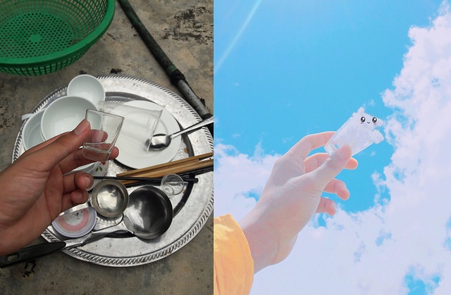 Bộ ảnh sáng tạo khi rửa bát ảnh 2 Bo anh sang tao khi rua bat anh 2