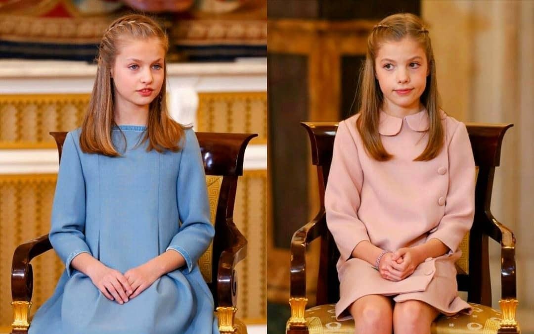 Ve xinh dep cua hai cong chua Tay Ban Nha hinh anh