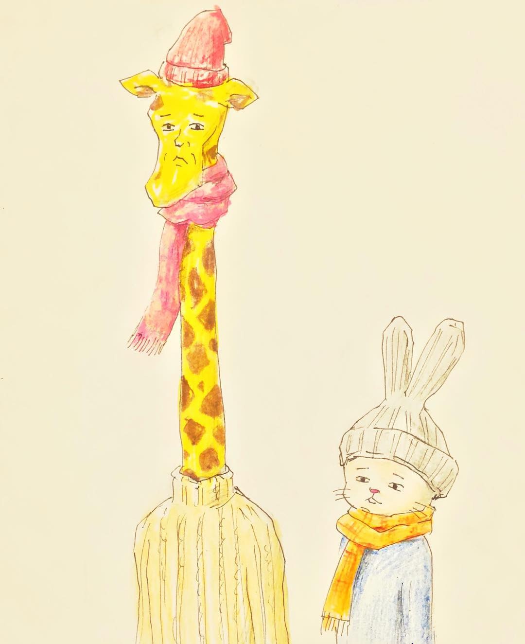 Bo tranh chu huou buon ba anh 16