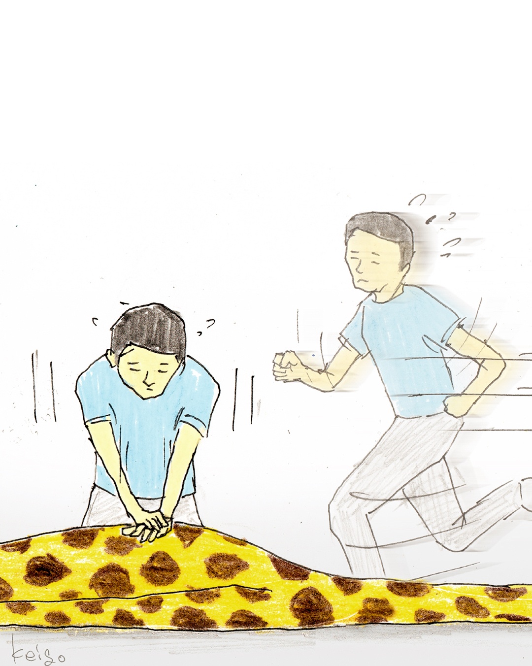 Bo tranh chu huou buon ba anh 34