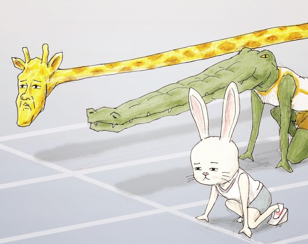 Bo tranh chu huou buon ba anh 4