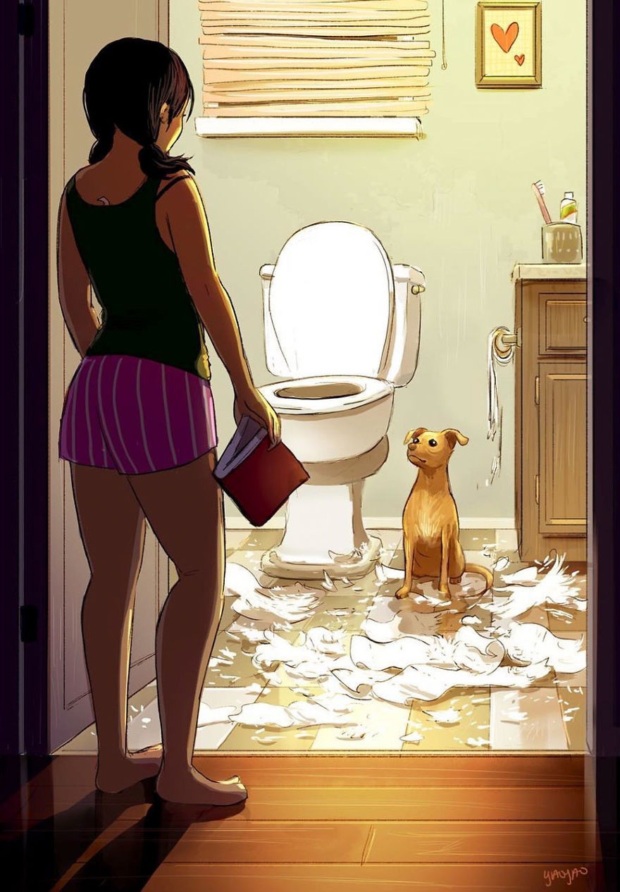 Khoanh khac ngot ngao voi thu cung anh 9