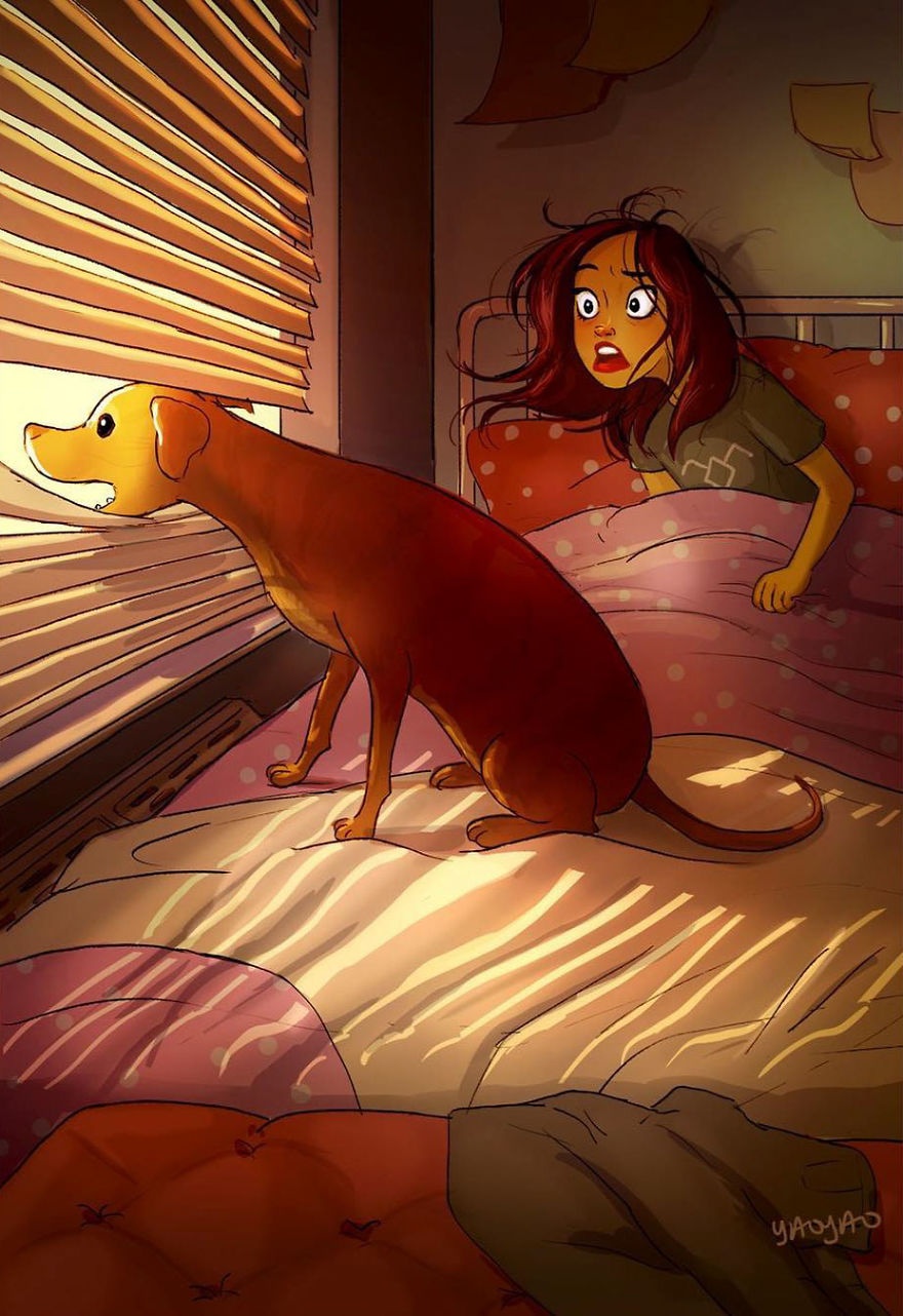 Khoanh khac ngot ngao voi thu cung anh 12