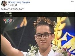 Dan mang chuc mung Hoang Cuong vo dich Olympia nam 18 hinh anh