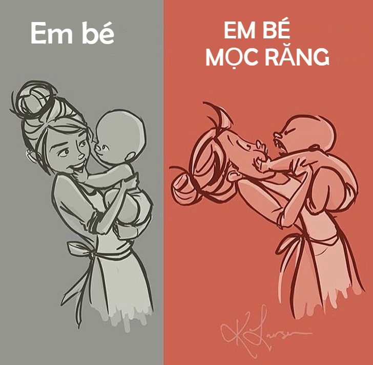 Noi kho cua nhung ba me tre anh 1