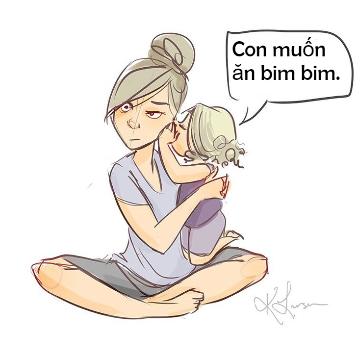 Noi kho cua nhung ba me tre anh 3