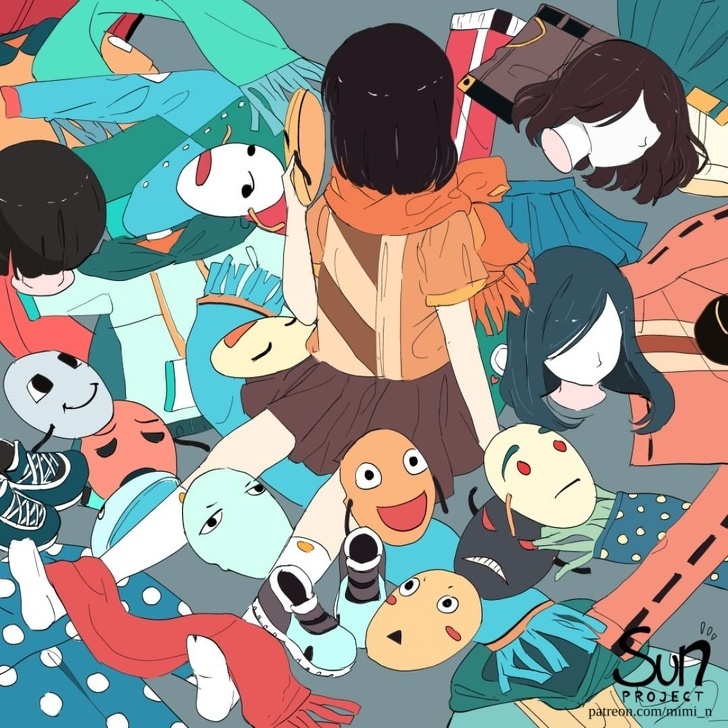 Bo tranh ve su truong thanh anh 9