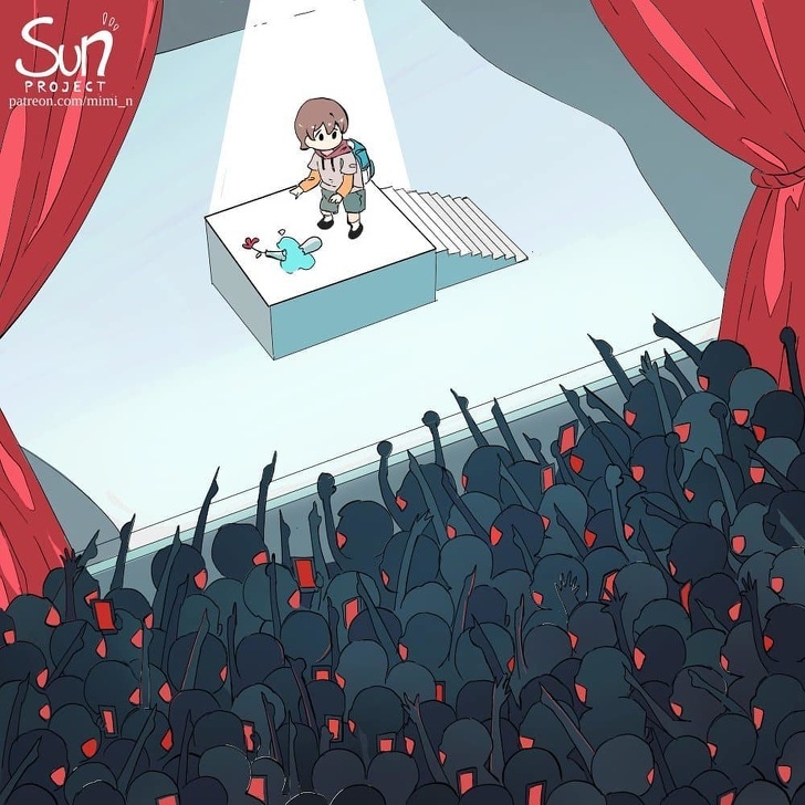 Bo tranh ve su truong thanh anh 10