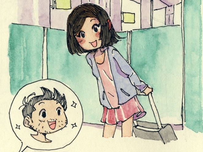 Bo tranh ngay gap go day cam xuc cua nhung nguoi yeu xa hinh anh