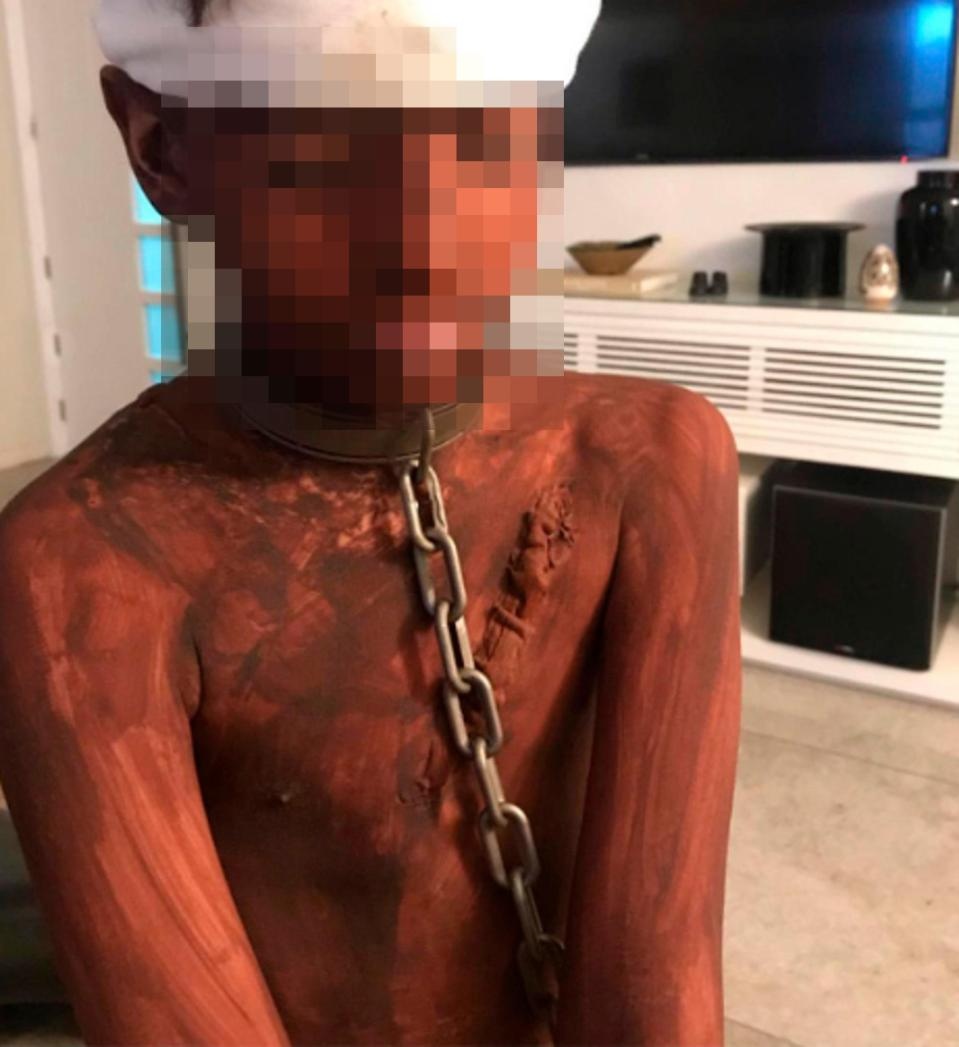 bà mẹ hóa trang con thành nô lệ ảnh 2 ba me hoa trang con thanh no le anh 2