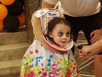 Cac em be chiu choi va man hoa trang 'dinh nhat' mua Halloween hinh anh