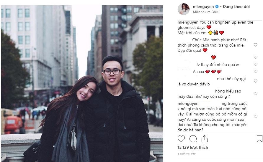 Mie Nguyen va ban trai anh 1