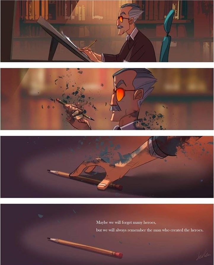 Cac hoa si ve tranh tuong nho Stan Lee anh 1