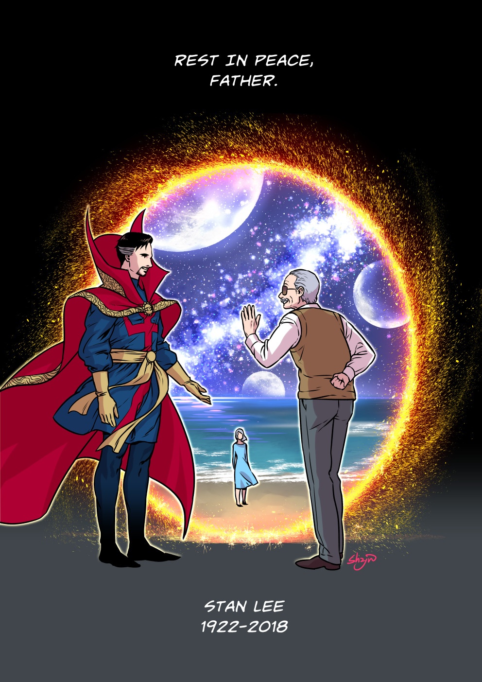 Cac hoa si ve tranh tuong nho Stan Lee anh 10