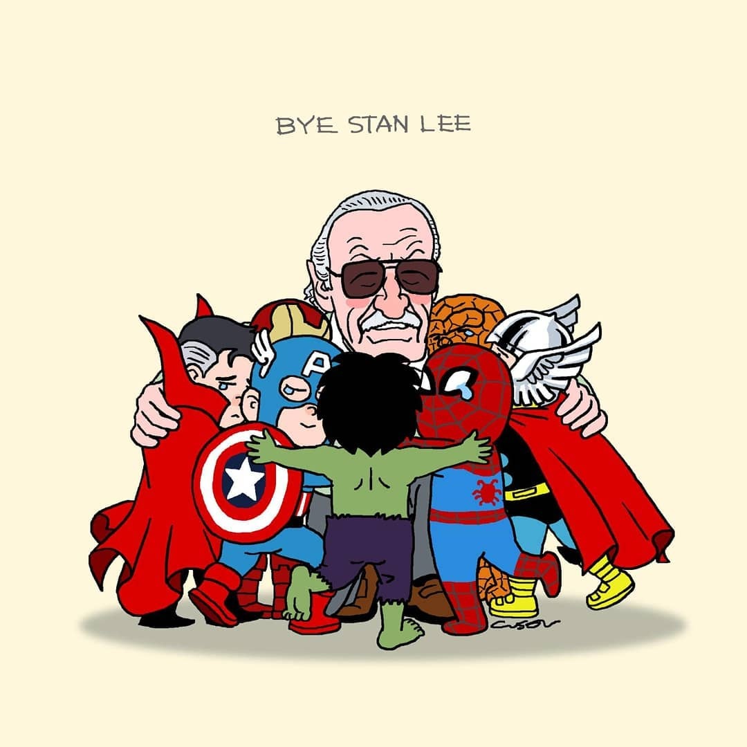 Cac hoa si ve tranh tuong nho Stan Lee anh 2