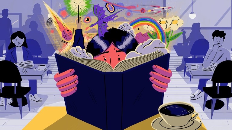 Dung doc sach de chay tron cuoc song hinh anh