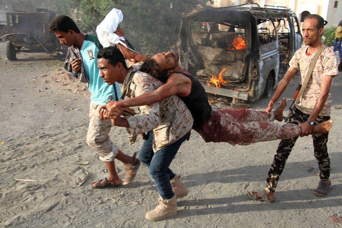 Noi chien o Yemen anh 1