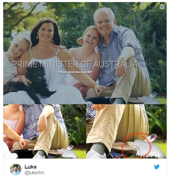 anh thu tuong Australia bi photoshop anh 1