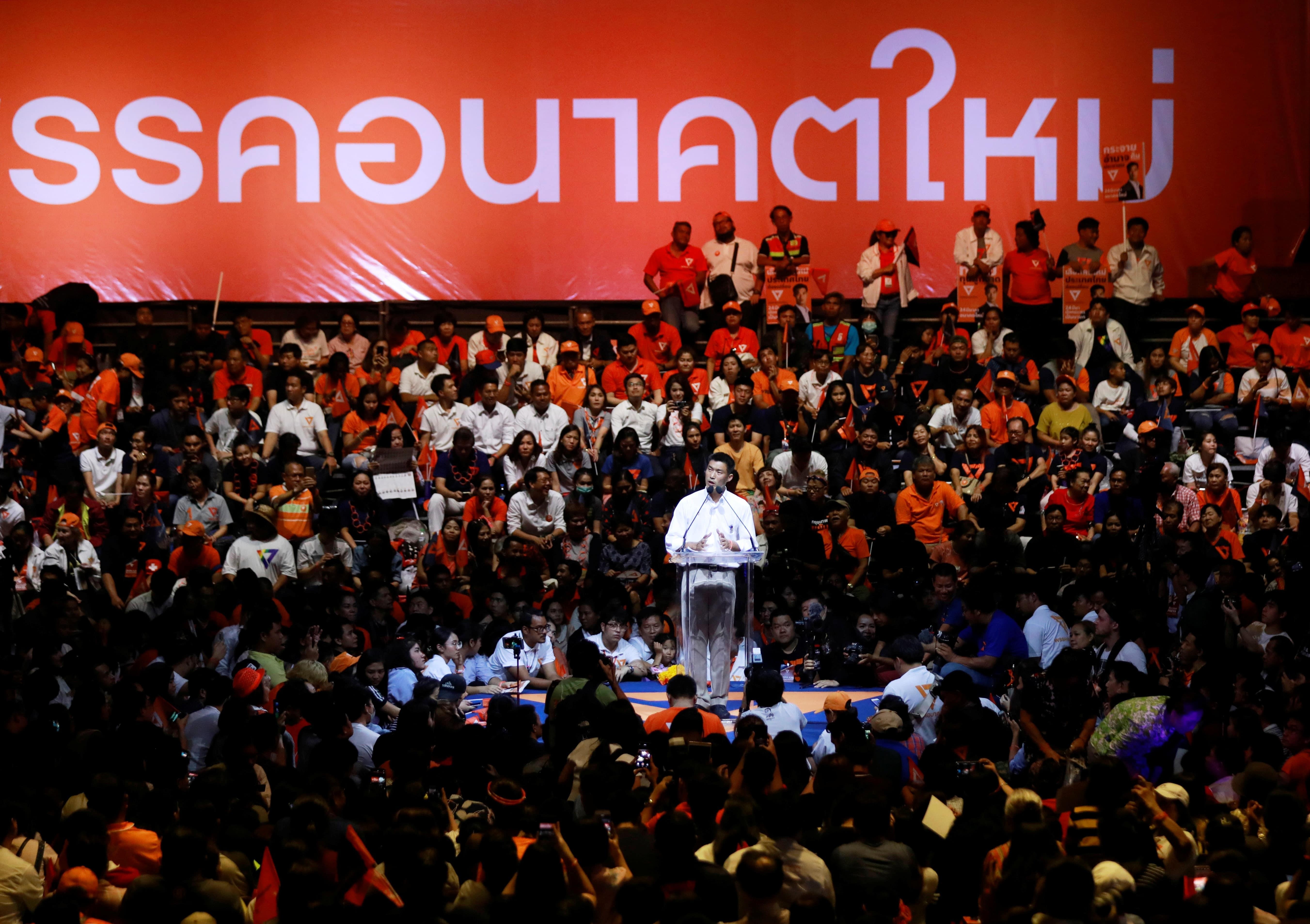 nhung la phieu quyet dinh bau cu Thai Lan anh 1