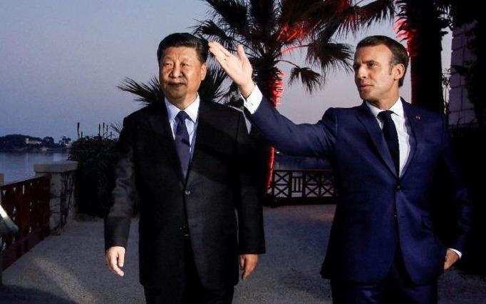 Chu tich Tap va TT Macron hoi dam truoc hoi nghi thuong dinh EU-TQ hinh anh