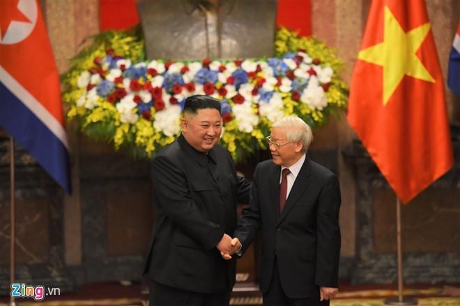 Kim Jong Un gui loi nhan den Chu tich nuoc Nguyen Phu Trong anh 1