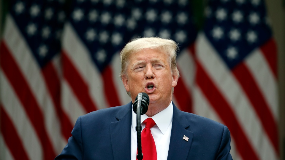 Tong thong Trump bat ngo tuyen bo 'cham dut' moi quan he voi WHO hinh anh