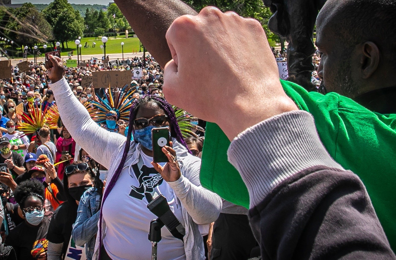 bieu tinh George Floyd anh 3