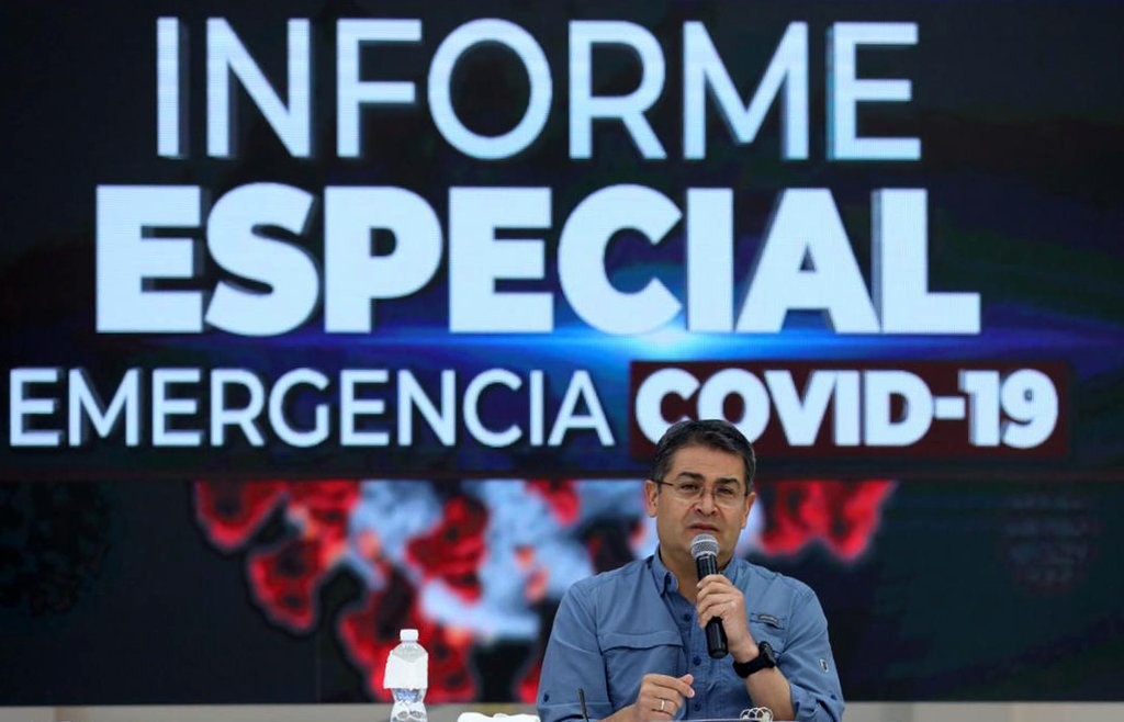 Tong thong Honduras va vo duong tinh voi Covid-19 hinh anh