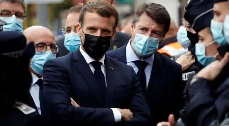 Tong thong Macron len tieng ve vu mot phu nu bi chat dau o Phap hinh anh