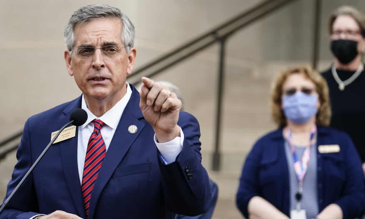 Tong thu ky bang Georgia nhan duoc de nghi ky la ve vut bo phieu bau hinh anh