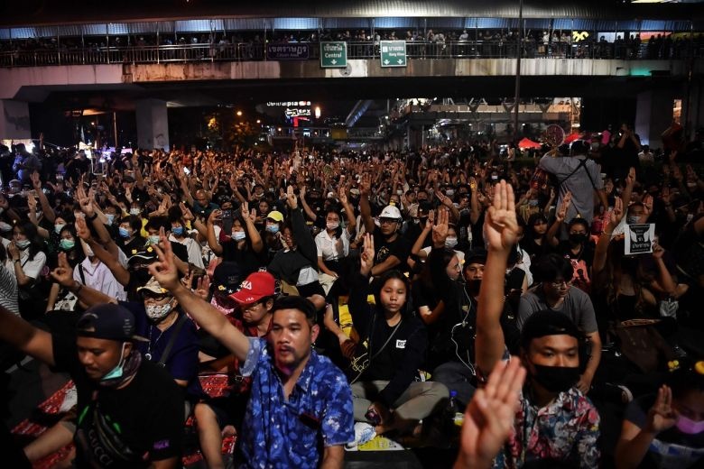 Nguoi bieu tinh Thai Lan 'dien tap phan doi dao chinh' hinh anh
